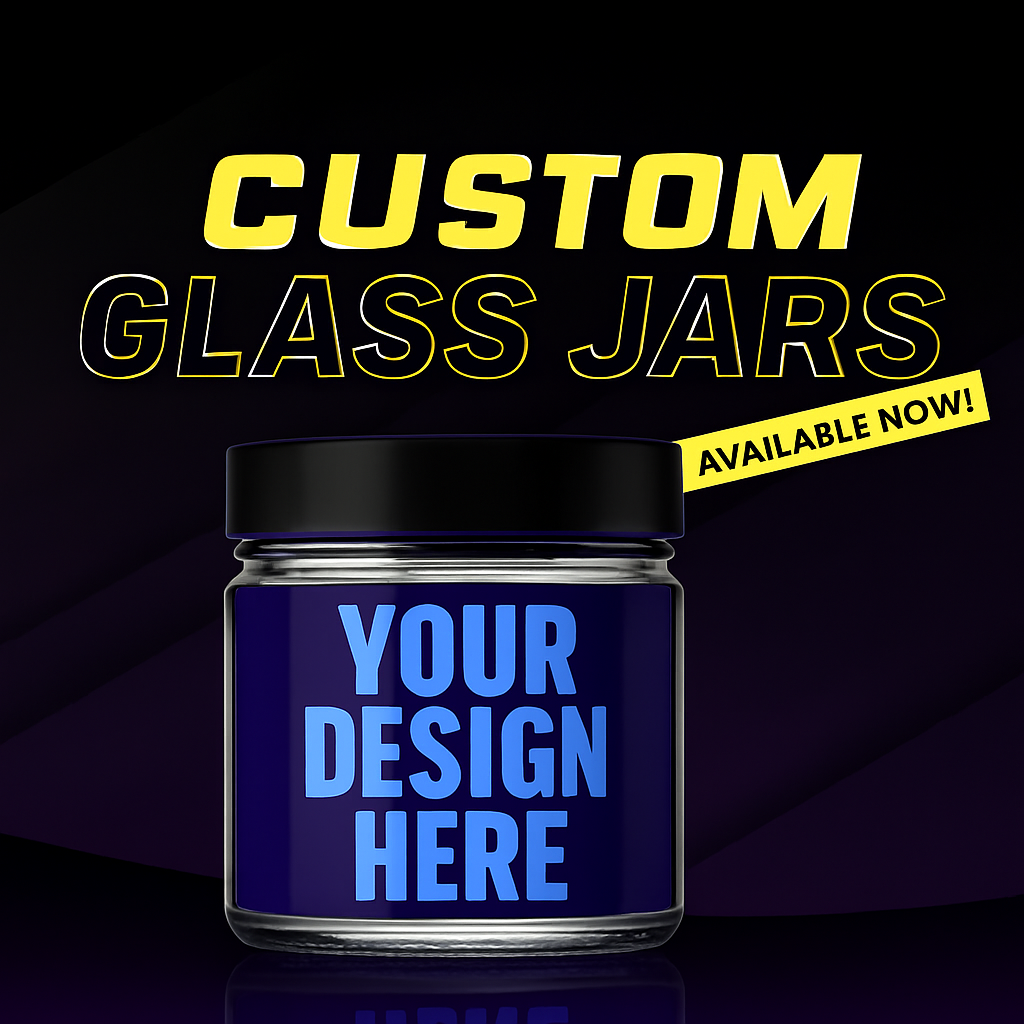 CUSTOM 2OZ JARS (GLASS OR PLASTIC)