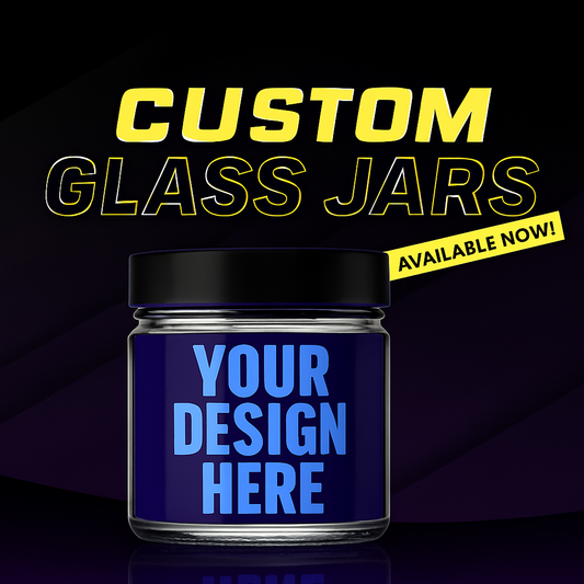 CUSTOM 4OZ JARS (GLASS OR PLASTIC)